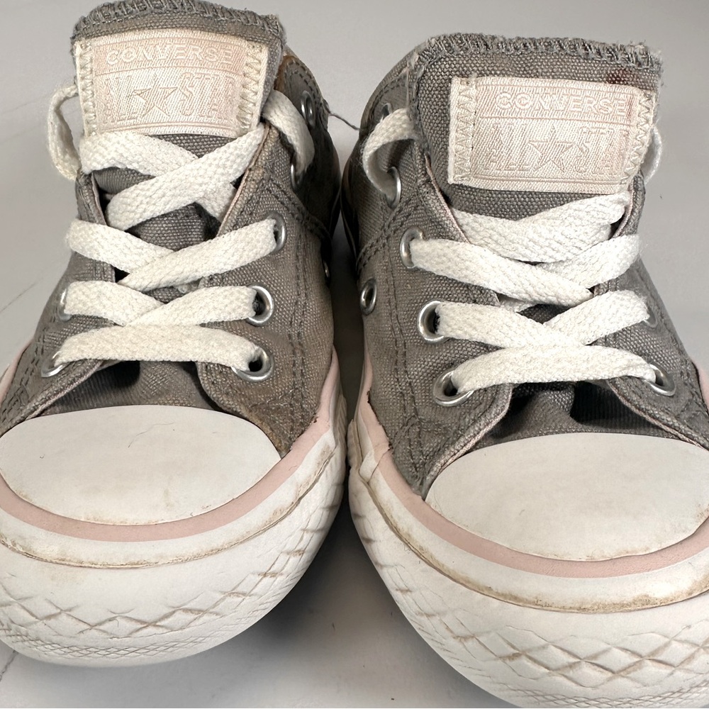 Converse All Star Girls shoes gray/pink